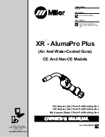 Preview for 1 page of Miller XR-A AlumaPro Plus 15 ft Owner'S Manual