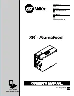 Miller XR-ALUMAFEED Owner'S Manual предпросмотр