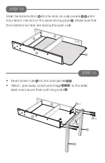 Preview for 8 page of milliard Art Table Assembly Instructions Manual