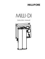 Millipore Milli-DI Instruction Manual preview