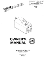 Milller S-32P Owner'S Manual preview