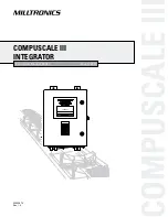 Preview for 1 page of Milltronics CompuScale III Instruction Manual