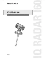 Milltronics IQ Radar 160 Instruction Manual предпросмотр