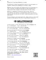 Preview for 2 page of Milltronics ST-100 SERIES Instruction Manual