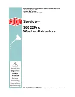 Milnor 30022F Series Service Manual предпросмотр