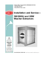 Preview for 1 page of Milnor 36026X8J Installation And Service