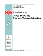 Milnor 36030 Installation Manual preview