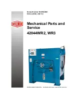 Milnor 42044WR2 Mechanical Parts And Service предпросмотр