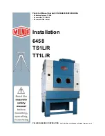 Preview for 1 page of Milnor 6458 Installation Manual