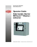 Milnor MilTouch MWB26Z Operator'S Manual preview