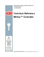 Preview for 1 page of Milnor Miltrac Technical Reference