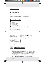 Предварительный просмотр 6 страницы Milomex 71942 Operation And Safety Notes