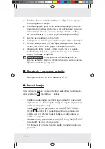 Предварительный просмотр 14 страницы Milomex 71942 Operation And Safety Notes