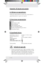 Предварительный просмотр 18 страницы Milomex 71942 Operation And Safety Notes