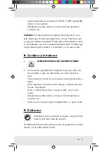 Предварительный просмотр 21 страницы Milomex 71942 Operation And Safety Notes