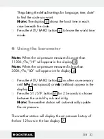 Preview for 23 page of Milomex Z29592 Operation And Safety Notes