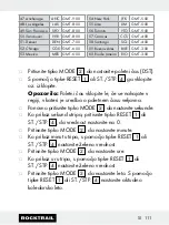 Preview for 111 page of Milomex Z29592 Operation And Safety Notes