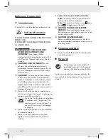 Предварительный просмотр 6 страницы Milomex Z31067 Assembly And Safety Instructions