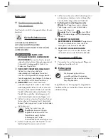 Предварительный просмотр 7 страницы Milomex Z31067 Assembly And Safety Instructions