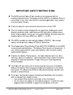 Preview for 3 page of Milpower Source M359-1 User Manual