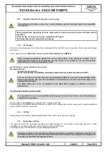 Preview for 11 page of MIL'S EVISA Series General Commissioning And Maintenance Instructions