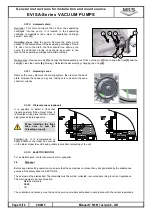 Предварительный просмотр 14 страницы MIL'S EVISA Series General Commissioning And Maintenance Instructions