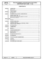 Предварительный просмотр 2 страницы MIL'S HOSPITAIR PACK S MVA 8 General Installation And Maintenance Instructions