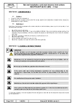 Предварительный просмотр 12 страницы MIL'S HOSPITAIR PACK S MVA 8 General Installation And Maintenance Instructions