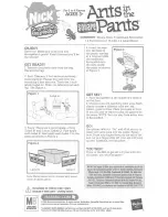 Milton Bradley Ants in the Square Pants Instructions preview