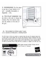 Preview for 2 page of Milton Bradley Connect Four Travel Instructions