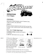 Preview for 1 page of Milton Bradley Geo Safari Game of the States Instructions