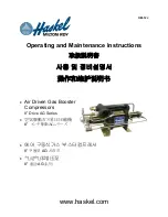 Milton Roy Haskel 8AGD-1 Operating And Maintenance Instructions Manual preview