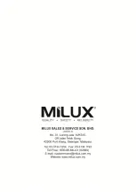 Предварительный просмотр 8 страницы MILUX CLASSY MRC-718 Instruction Manual