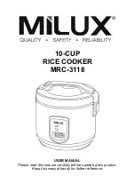 MILUX MRC-3118 User Manual предпросмотр