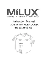 MILUX MRC-703 Instruction Manual предпросмотр