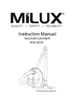 Предварительный просмотр 1 страницы MILUX MVC-8200 Instruction Manual