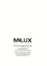 Предварительный просмотр 6 страницы MILUX MVC-8200 Instruction Manual