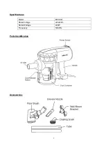 Предварительный просмотр 3 страницы MILUX MVC-821 Instruction Manual