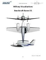 Предварительный просмотр 1 страницы MilViz Beechcraft Baron 55 Pilot Operating Handbook