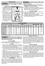 Preview for 6 page of Milwaukee 0100-20 Operator'S Manual