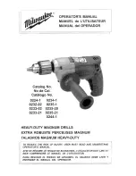 Milwaukee 0232-02 Operator'S Manual preview