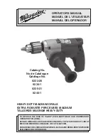 Preview for 1 page of Milwaukee 0233-20 Operator'S Manual