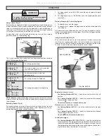 Preview for 5 page of Milwaukee 0511-21 Manual