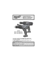 Предварительный просмотр 1 страницы Milwaukee 0615-20 Operator'S Manual