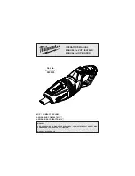 Предварительный просмотр 1 страницы Milwaukee 0850-20 Operator'S Manual