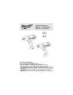 Предварительный просмотр 1 страницы Milwaukee 0881-20 Operator'S Manual