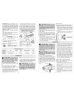 Предварительный просмотр 9 страницы Milwaukee 0881-20 Operator'S Manual