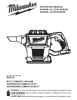 Preview for 1 page of Milwaukee 0882-20 Operator'S Manual