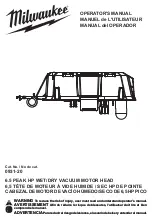 Предварительный просмотр 1 страницы Milwaukee 0931-20 Operator'S Manual