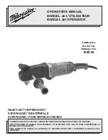 Предварительный просмотр 1 страницы Milwaukee 1680-20 Operator'S Manual